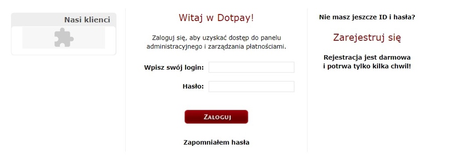 Kasyna Dotpay rejestracja