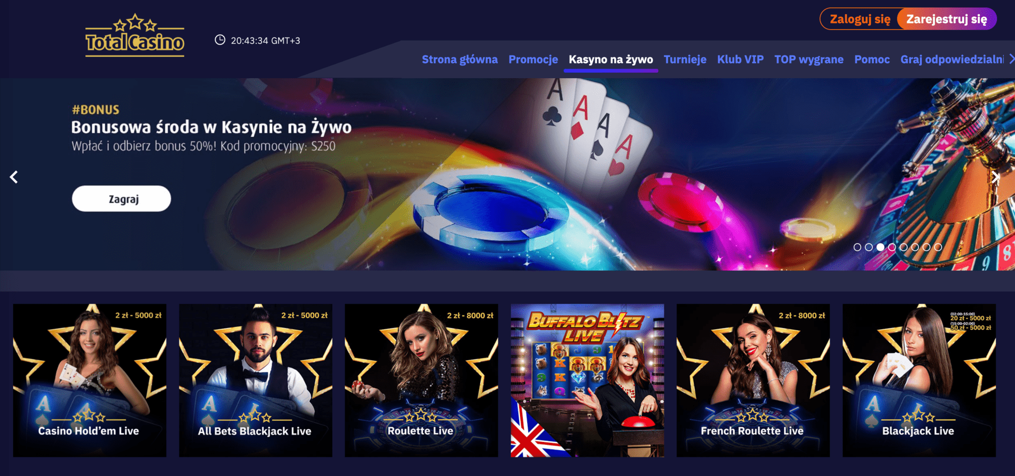 Total Casino live casino