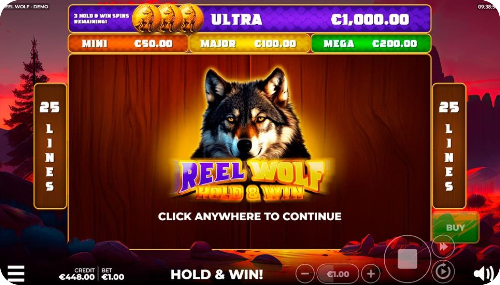 Reel Wolf: Hold and Win